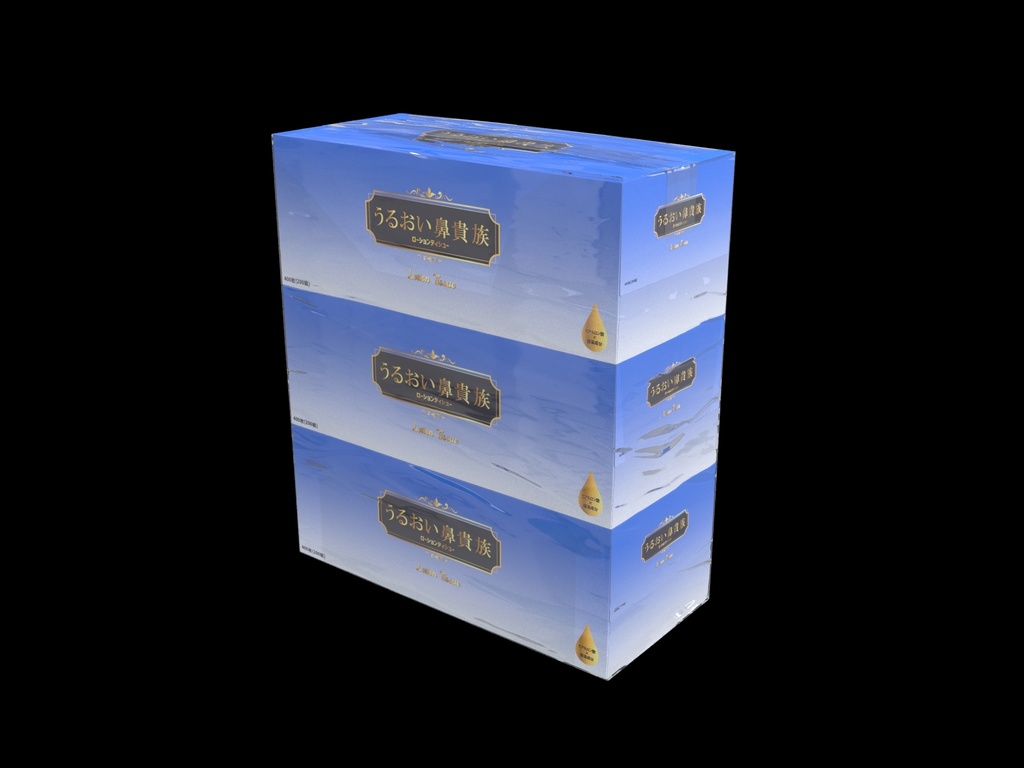 貴族な箱ティッシュ【日本の小物・プロップ】