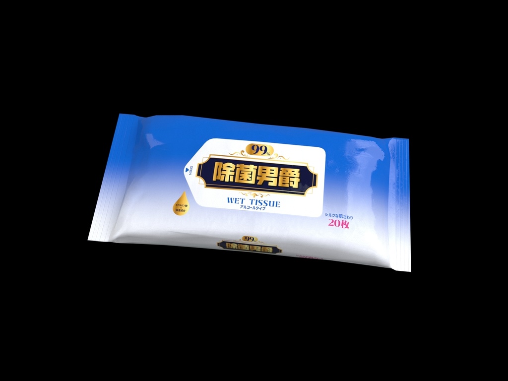 貴族なウエットティッシュセット【日本の小物・プロップ】