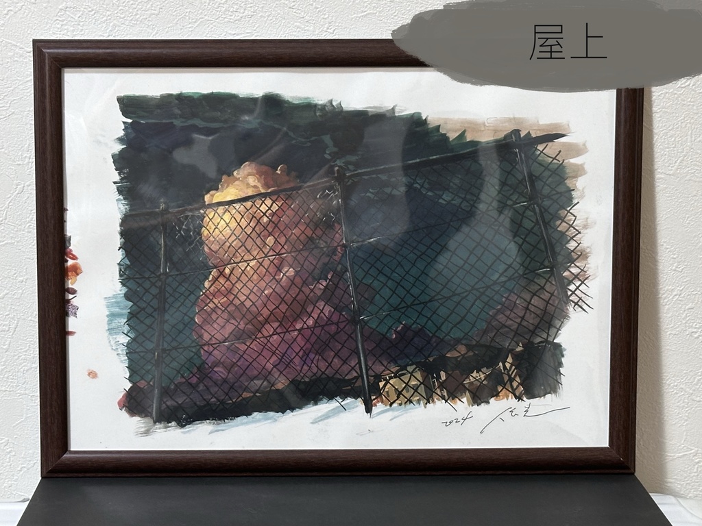 『廻り道』 背景原画(A4サイズ) 4種