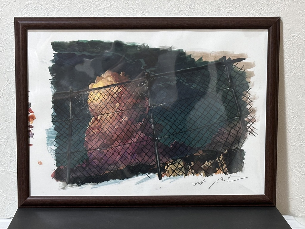 『廻り道』 背景原画(A4サイズ) 4種