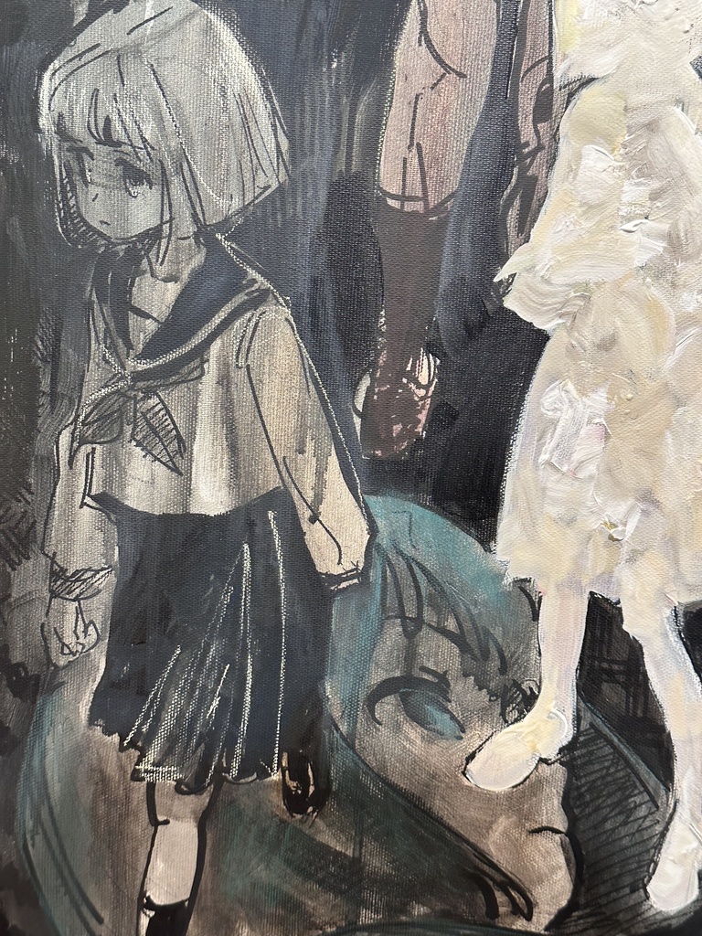 ライブペイント作品(30号)