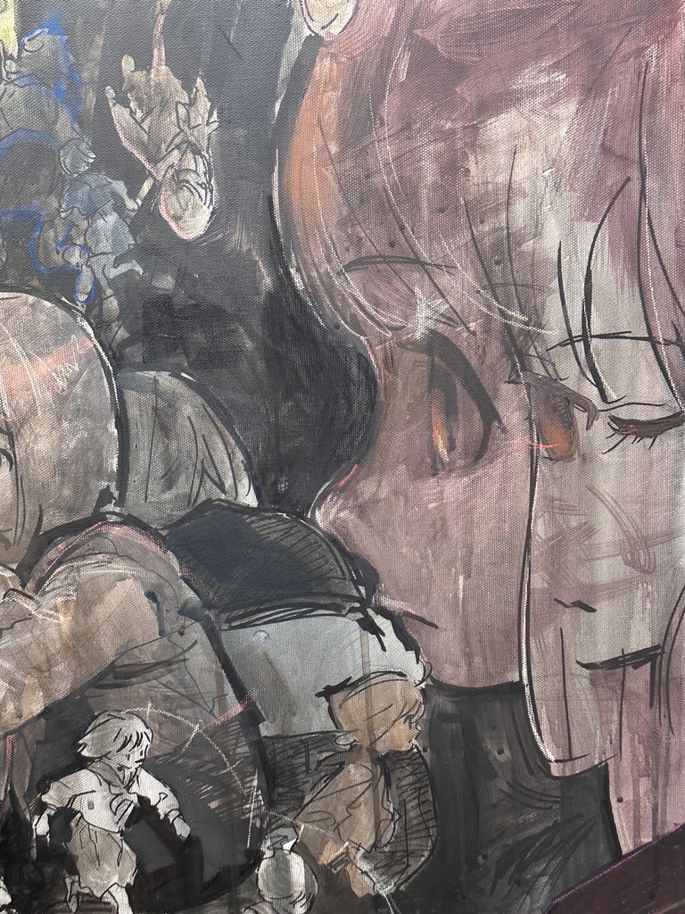 ライブペイント作品(30号)