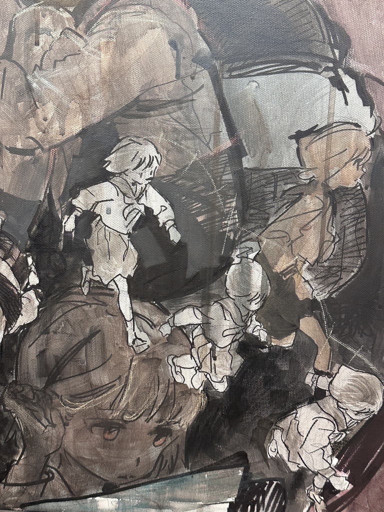 ライブペイント作品(30号)