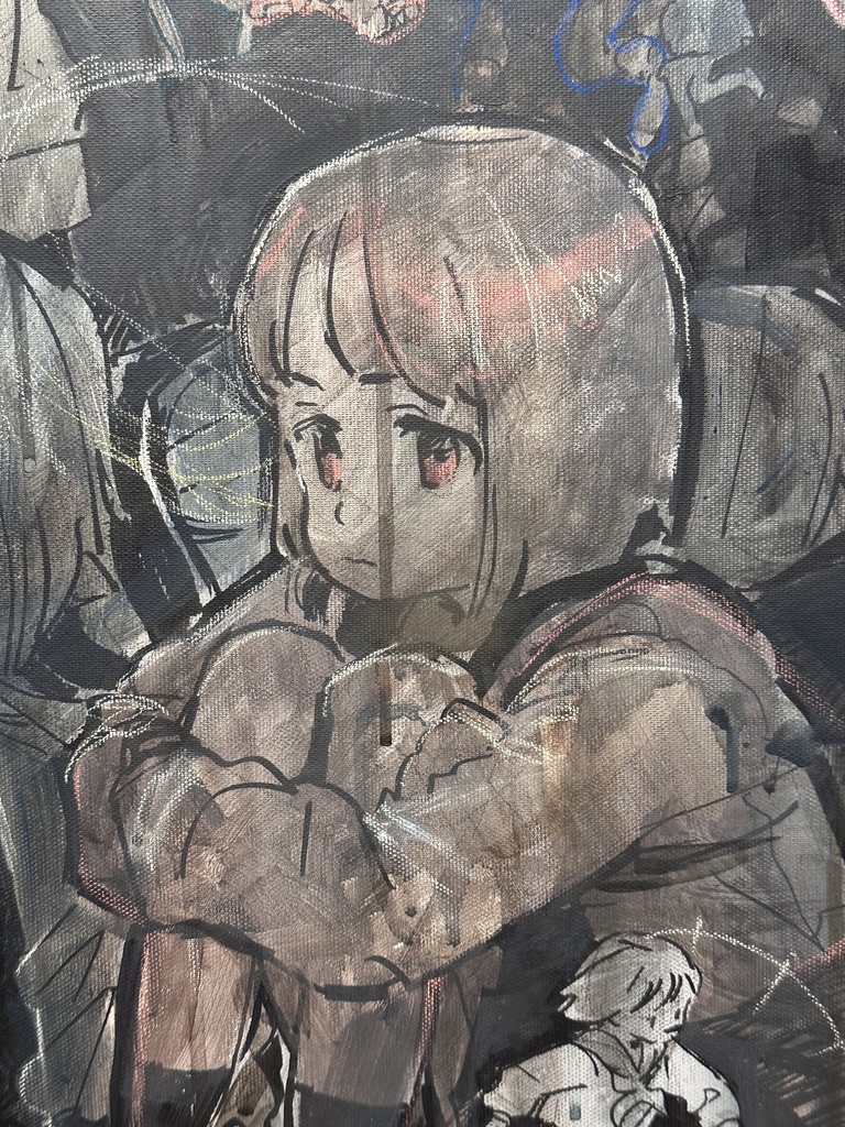 ライブペイント作品(30号)