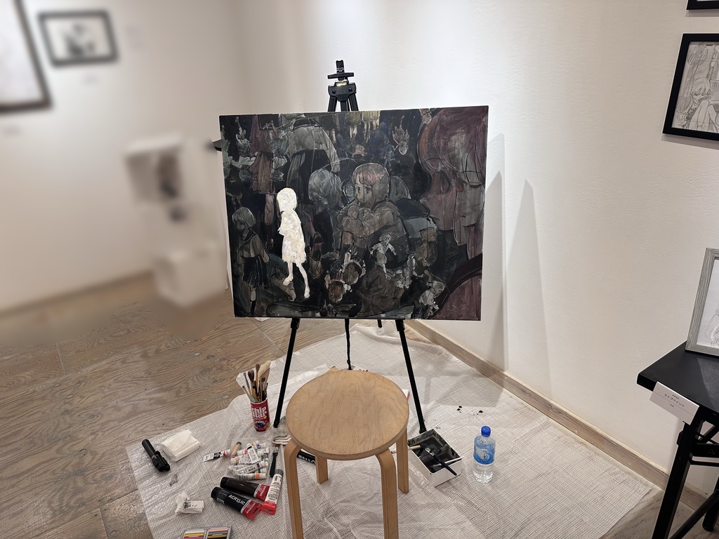 ライブペイント作品(30号)