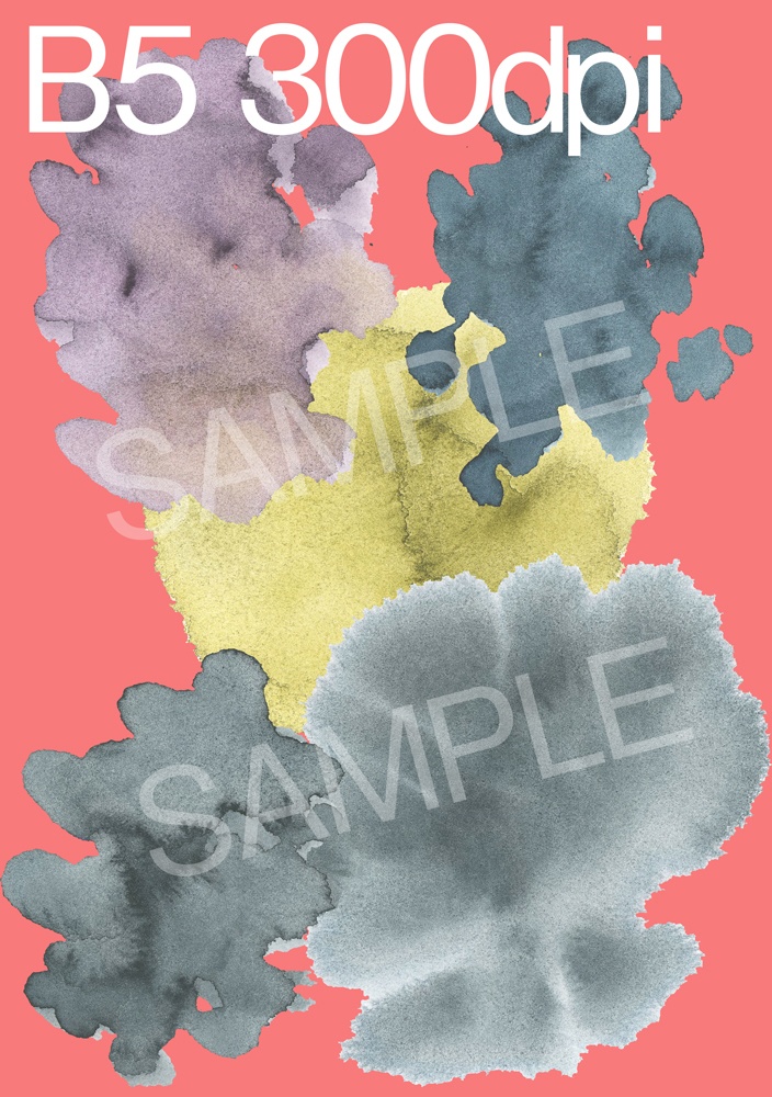 【商用フリー】アナログ水彩テクスチャ10種(ハロウィンその3)