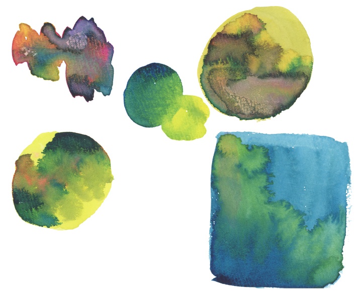 【商用フリー】アナログ水彩テクスチャ4種(印刷向・高解像度)