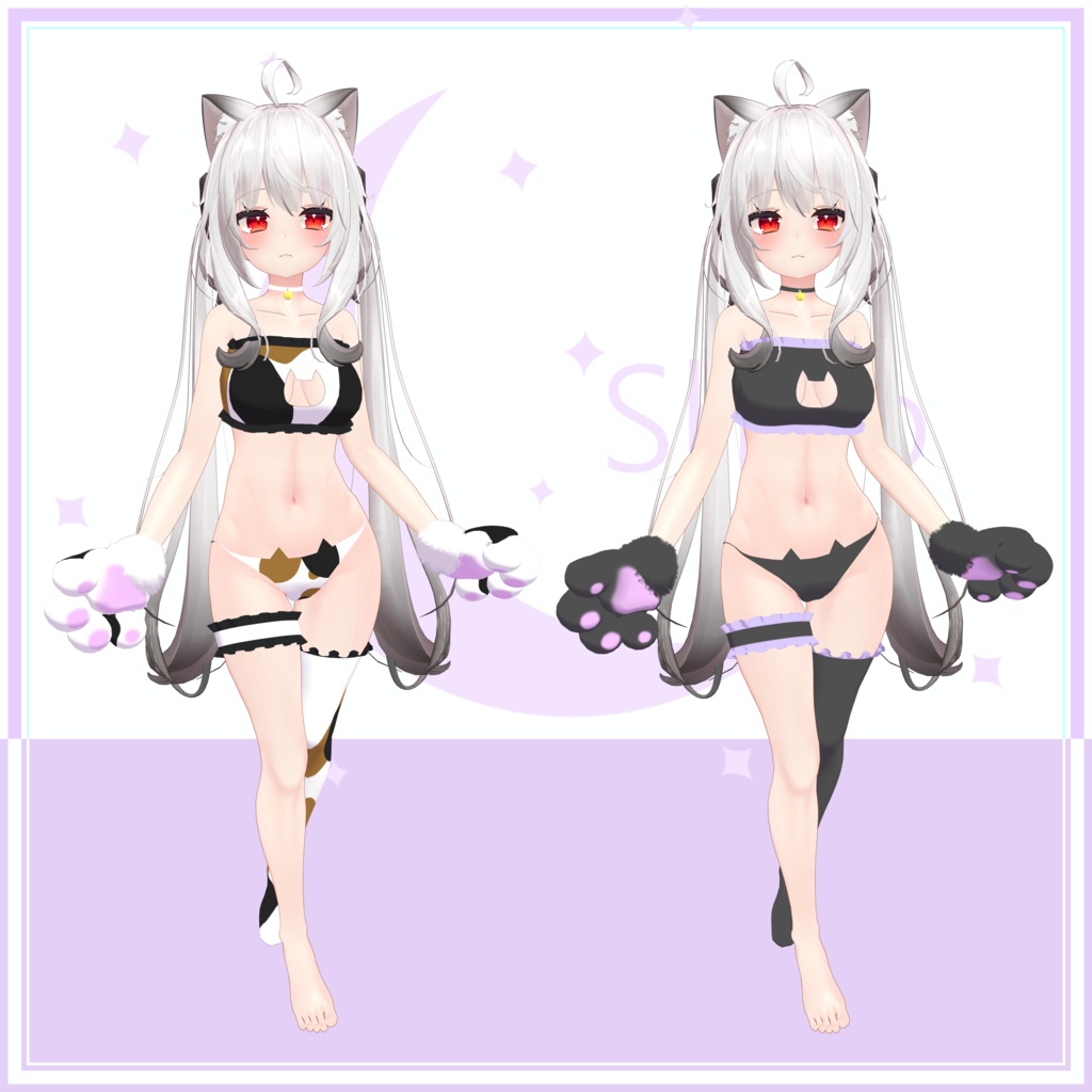 舞夜ちゃんの猫水着 Maya Neko Bikini - MA対応