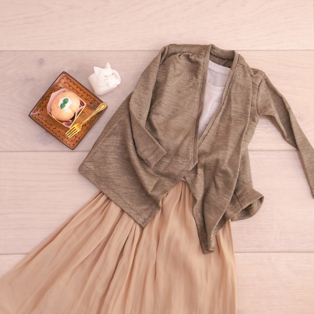 【DD】ゆるふわギャザーロングスカート