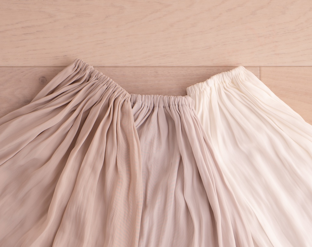 【DD】ゆるふわギャザーロングスカート