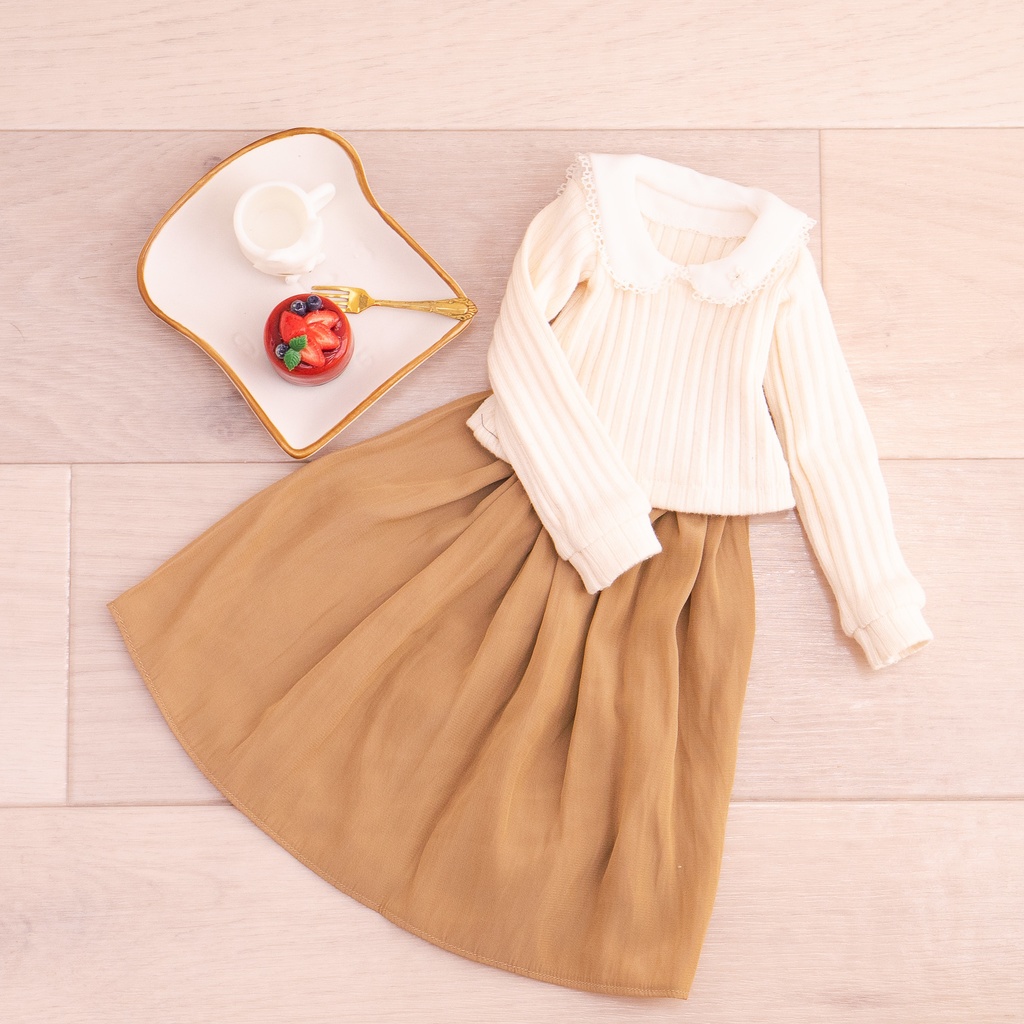 【MDD】ゆるふわギャザーロングスカート