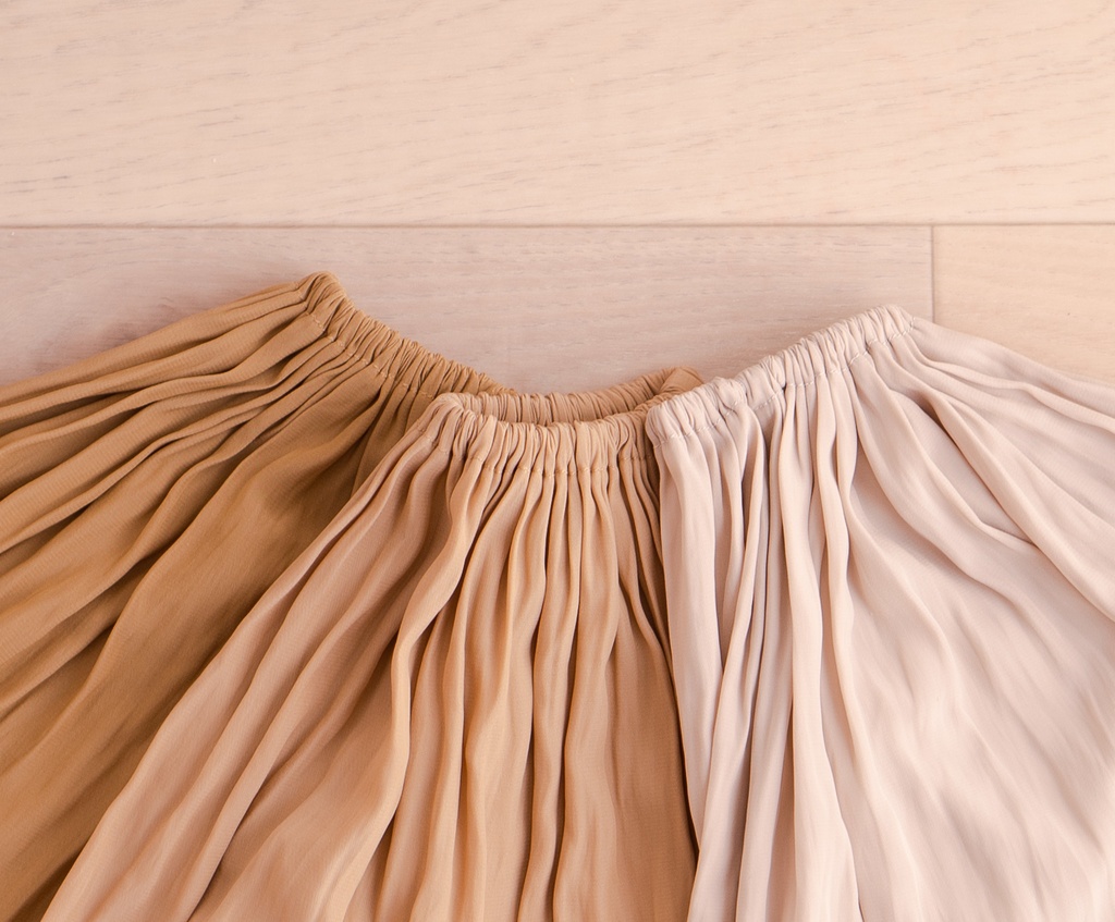 【MDD】ゆるふわギャザーロングスカート