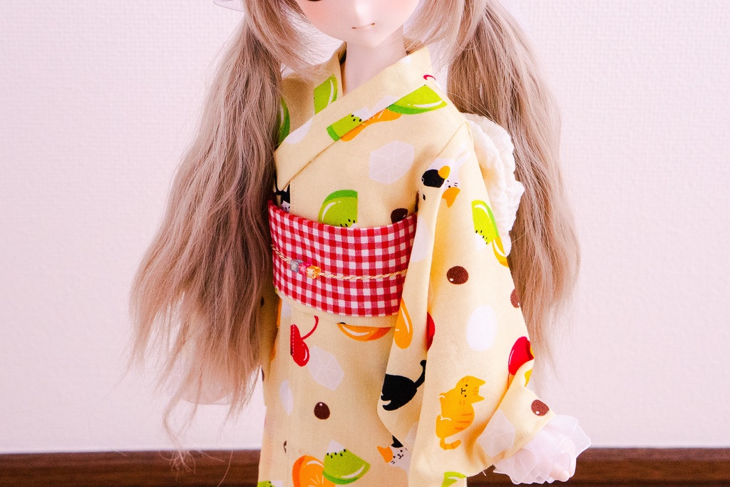 【セール特価】【MDD】浴衣セット（猫フルーツ）