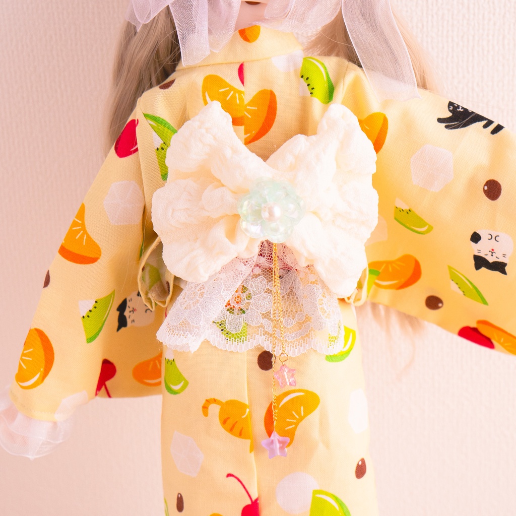 【セール特価】【MDD】浴衣セット（猫フルーツ）
