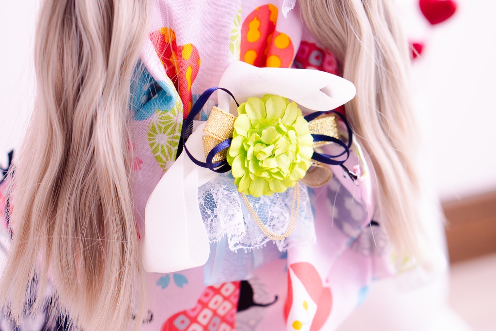 【MDD】浴衣セット(猫和柄)