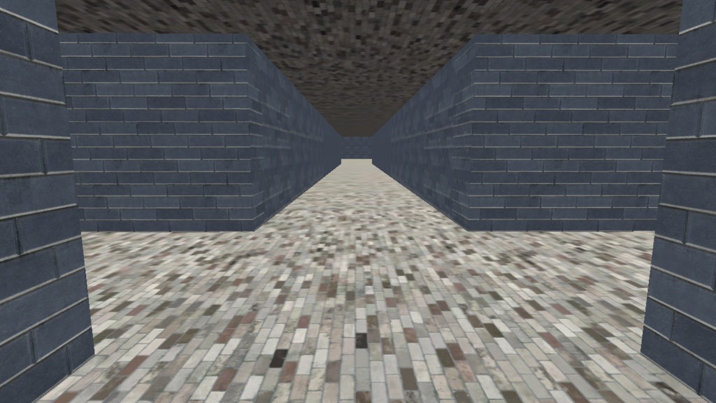 ランダム生成されるダンジョンの3Dモデル