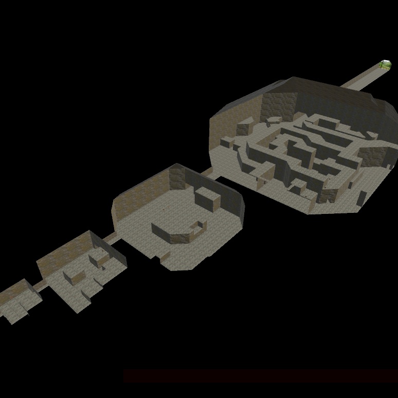 洞窟の3Dモデル