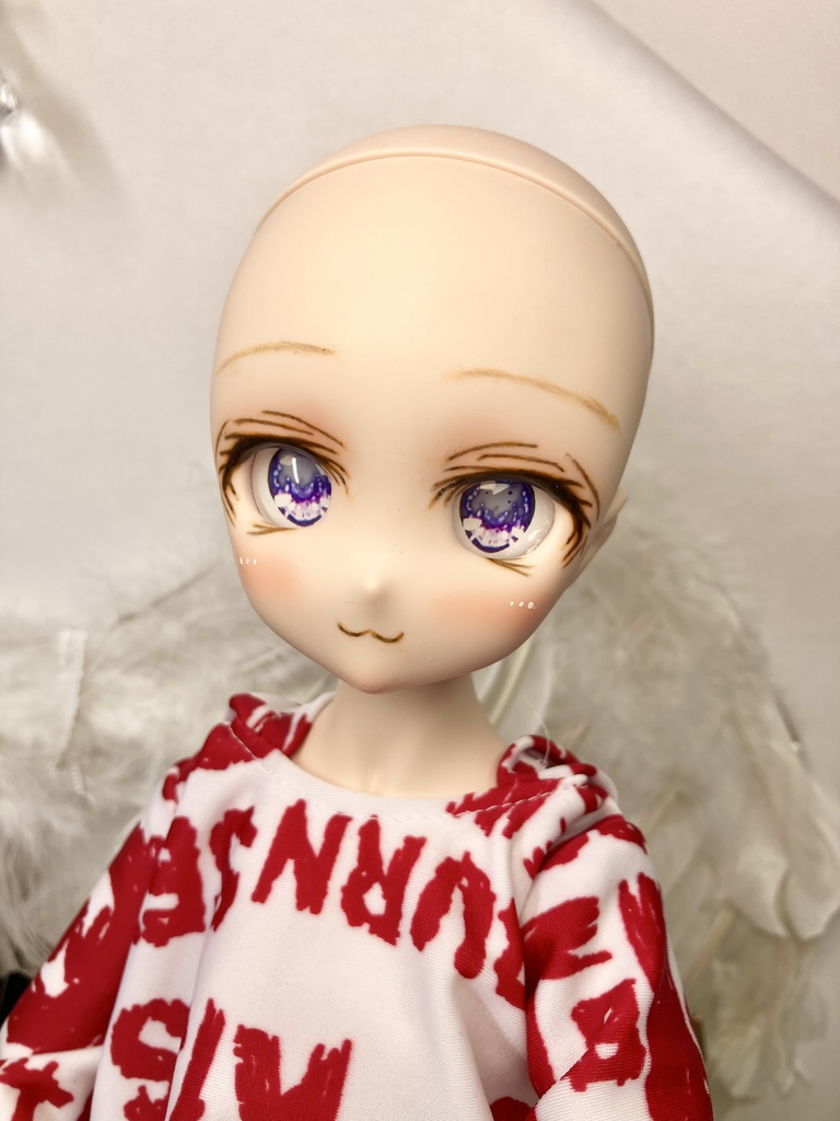 【Xにて予約受付中（〜9/14）】 カスタムヘッド　ドール　DDH-27 フレッシュ肌　①