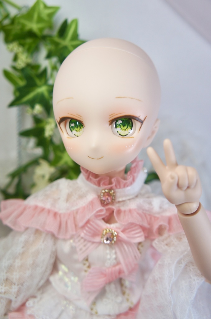 カスタムヘッド　ドール　DDH-28 セミホワイト肌　⑥