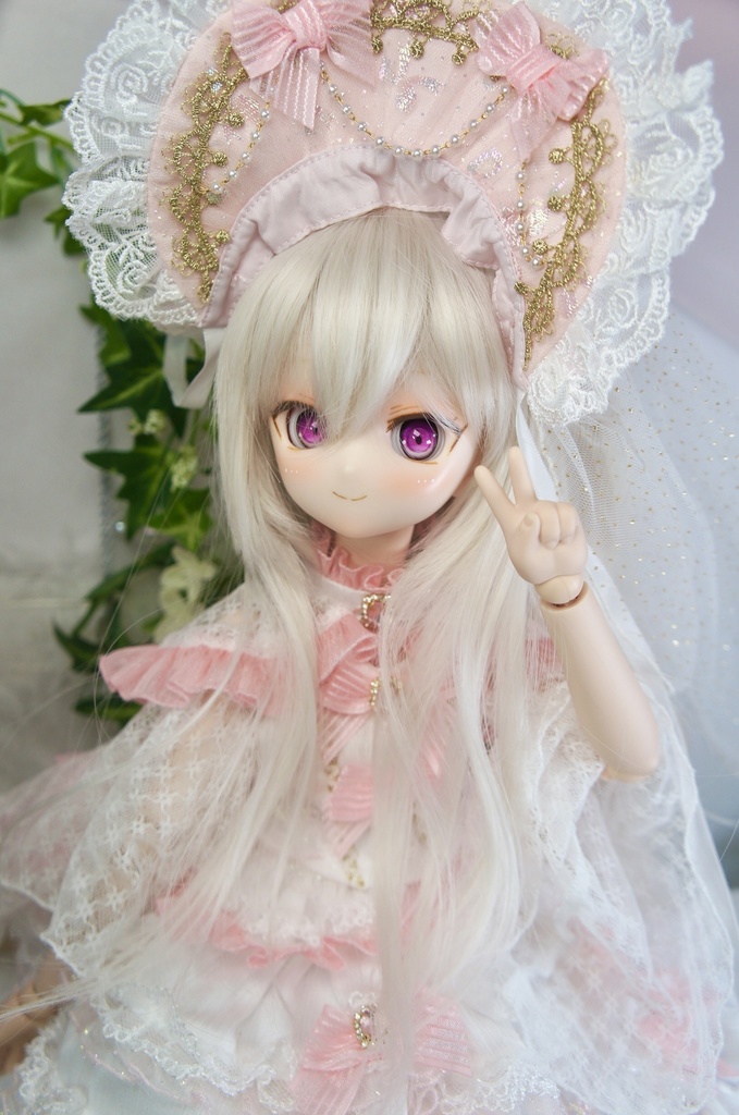 カスタムヘッド　ドール　DDH-28 セミホワイト肌　⑥