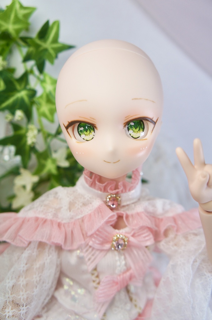 カスタムヘッド　ドール　DDH-28 セミホワイト肌　⑥