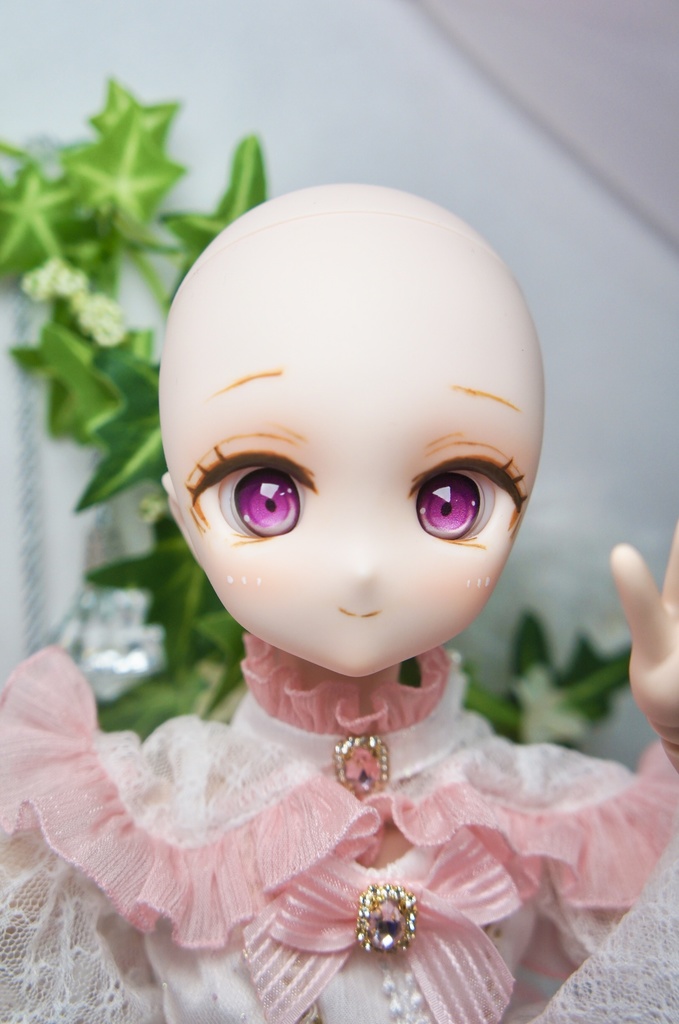 カスタムヘッド　ドール　DDH-27 セミホワイト肌　⑤