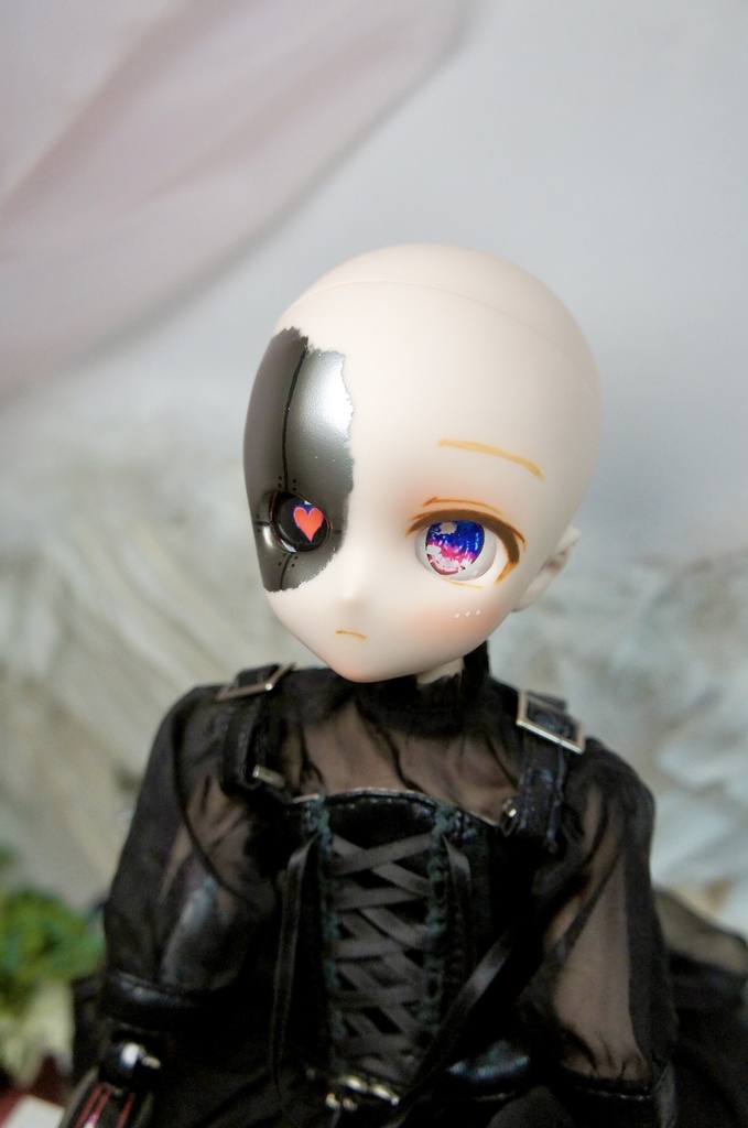 カスタムヘッド ドール DDH-28 セミホワイト肌 墓咲01