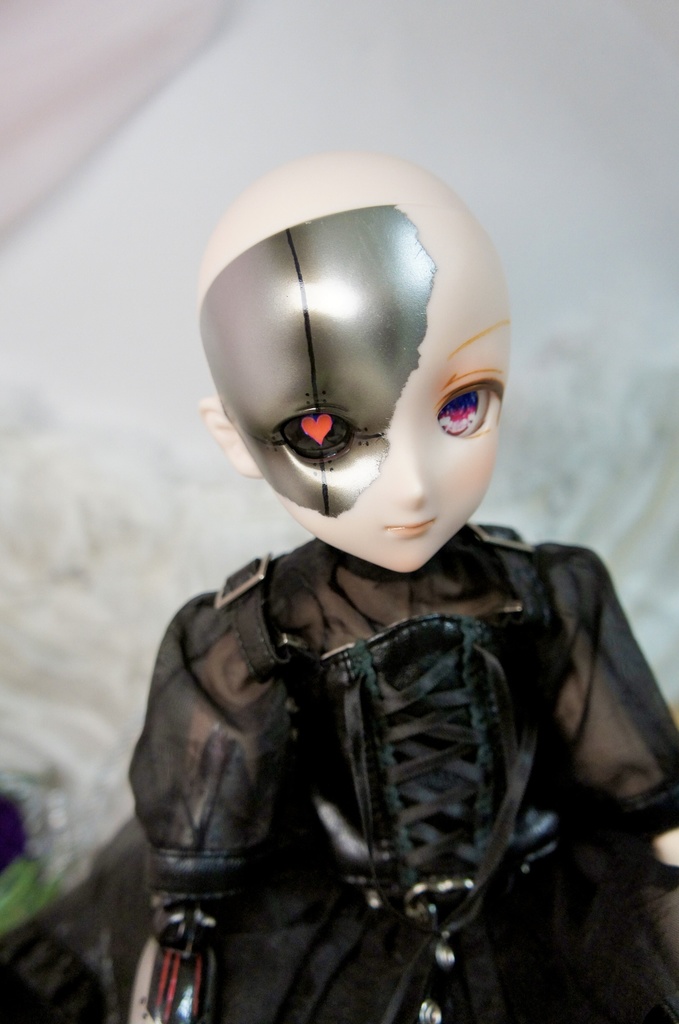 カスタムヘッド　ドール　DDH-09 セミホワイト肌 墓咲02