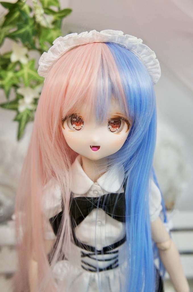 カスタムヘッド　ドール　DDH-27 セミホワイト肌 八重歯3姉妹