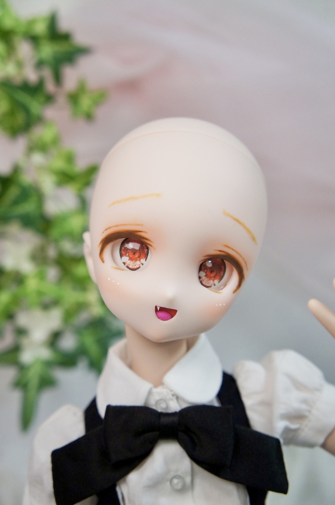 カスタムヘッド　ドール　DDH-27 セミホワイト肌 八重歯3姉妹