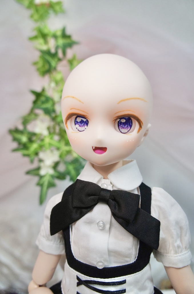 カスタムヘッド　ドール　DDH-28 セミホワイト肌 八重歯3姉妹