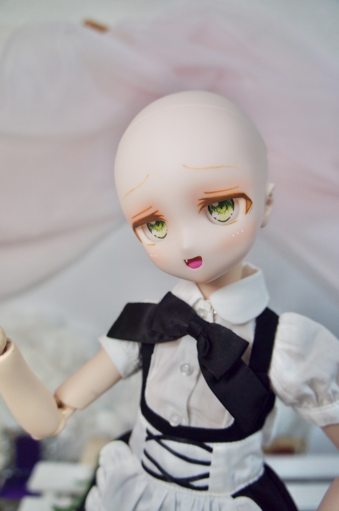 カスタムヘッド　ドール　DDH-29 セミホワイト肌 八重歯3姉妹