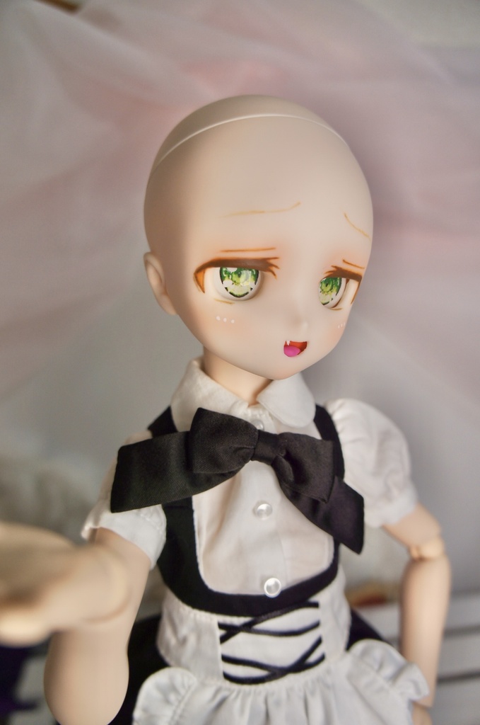 カスタムヘッド　ドール　DDH-29 セミホワイト肌 八重歯3姉妹