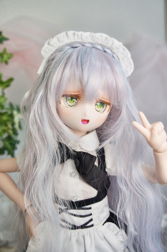 カスタムヘッド　ドール　DDH-29 セミホワイト肌 八重歯3姉妹