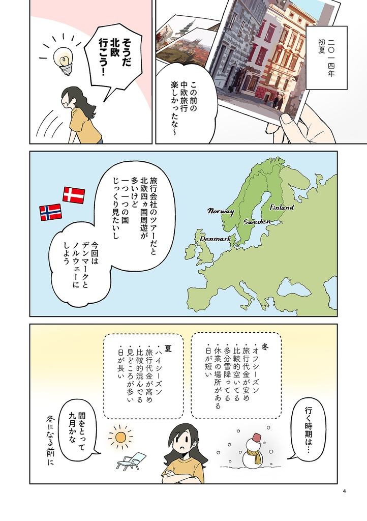 北欧旅行記 - デンマーク・ノルウェーの旅 -