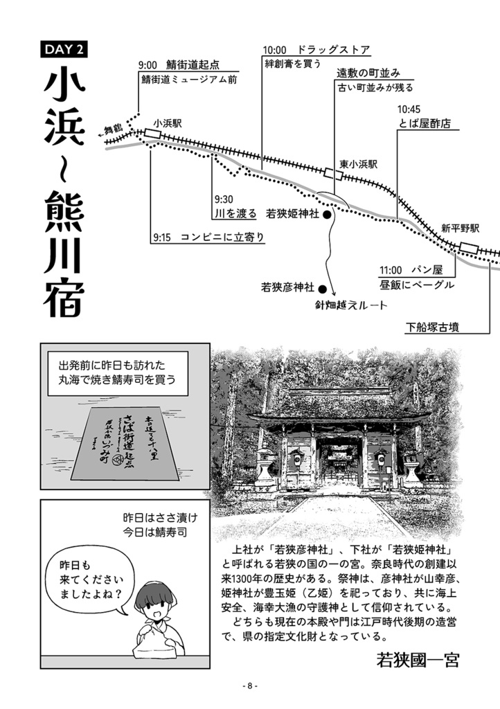 鯖街道歩き旅道中記