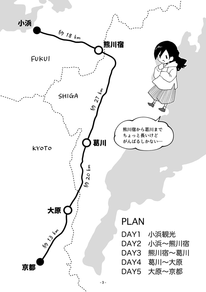 鯖街道歩き旅道中記