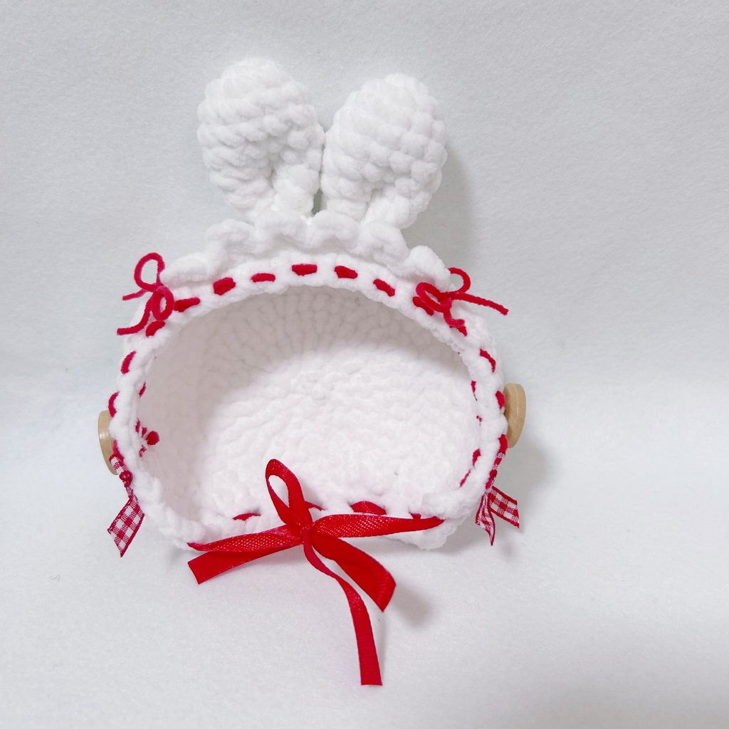 うさぎのぼんねっと あか