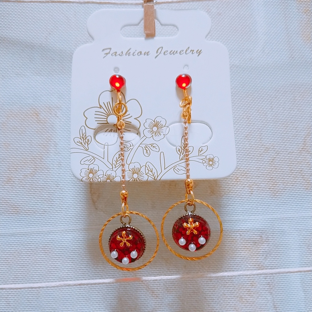 アカマルイヤリング