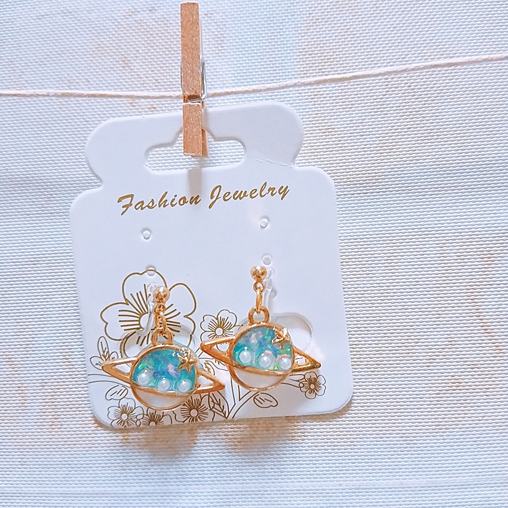 宇宙船樹脂ピアス②