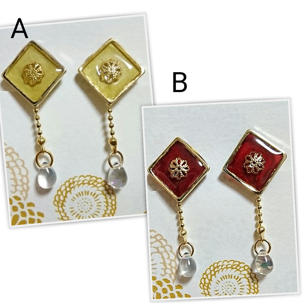 和風イヤリング