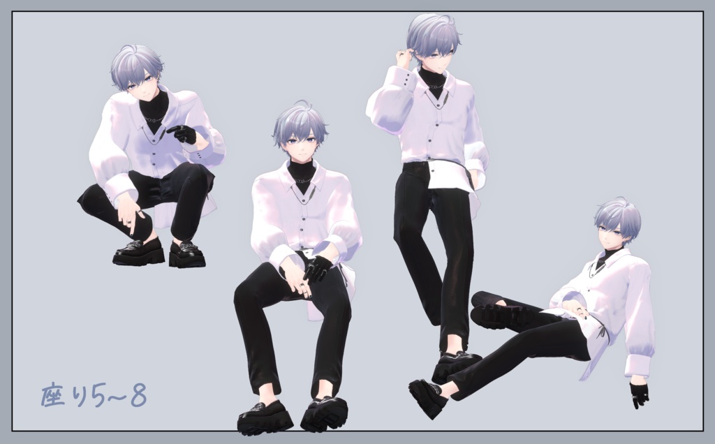 狛乃向けポーズ(APL対応)