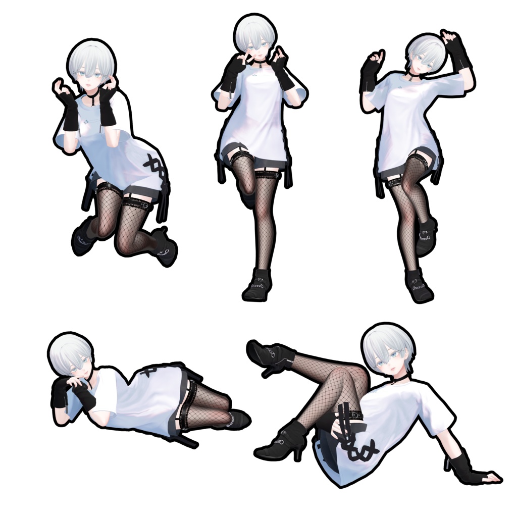 森羅ちゃんポーズ2 (APL対応) 森羅、ルミナ対応