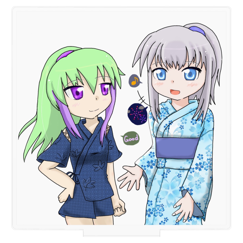 遼子&レイキ (夏)アクリルスタンド