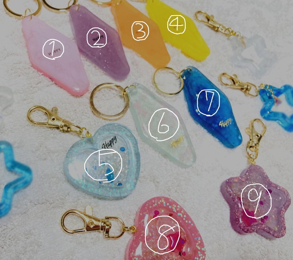 概念キーホルダー+α