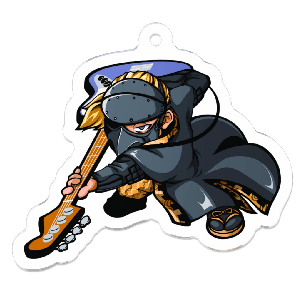 デフォルメ　にのみやしろう　アクリルキーホルダー - 50 x 50 (mm)