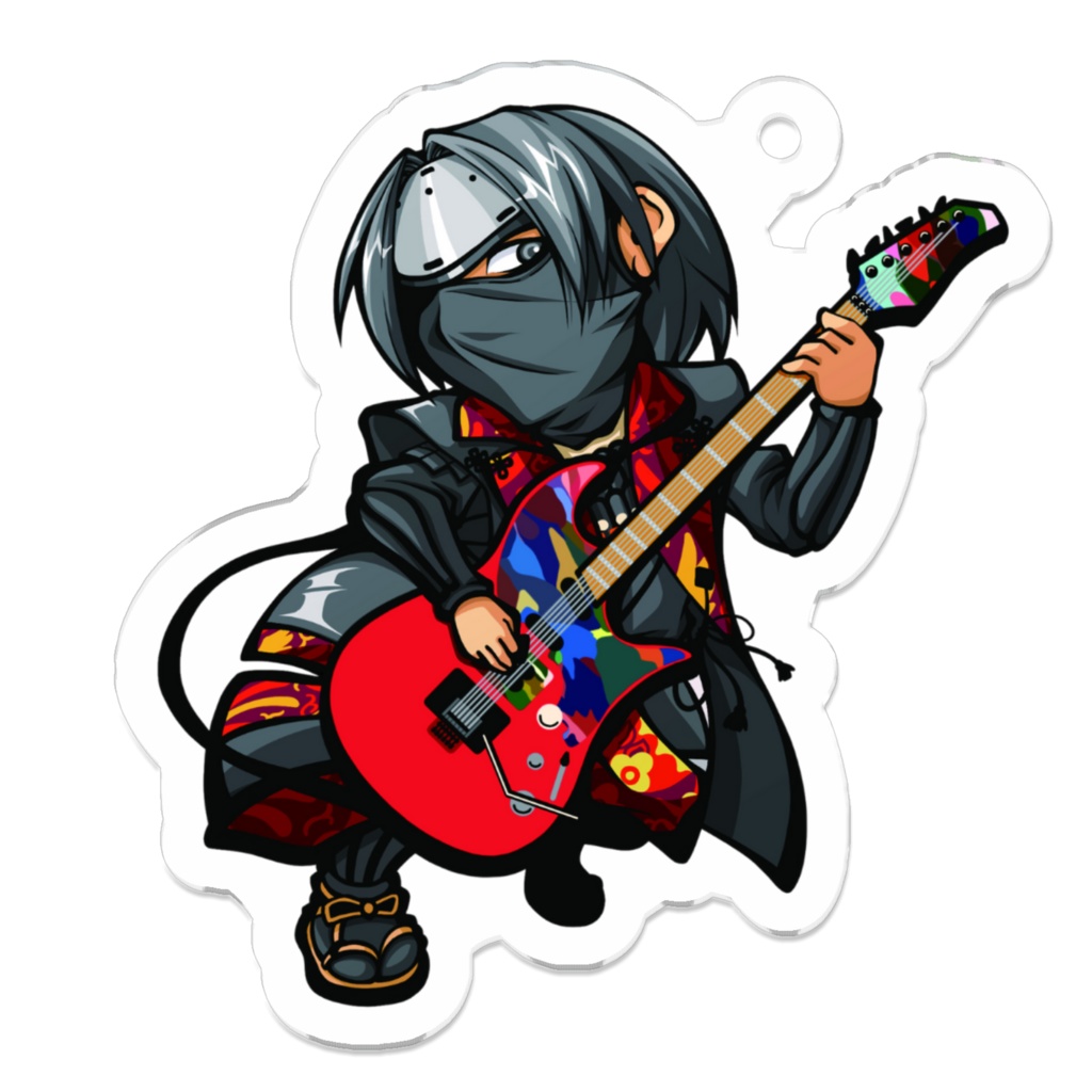 デフォルメ よねやまのりあき アクリルキーホルダー - 50 x 50 (mm)