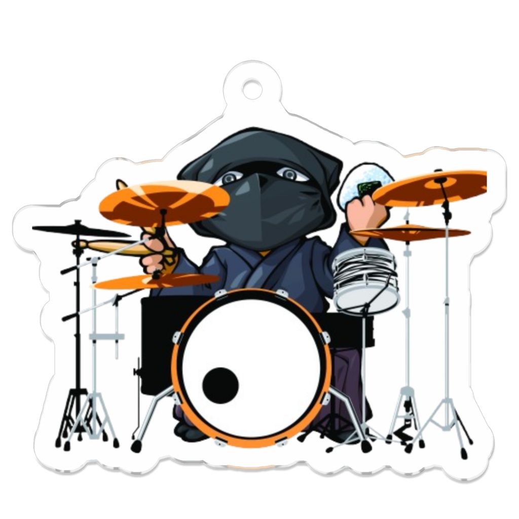 デフォルメ ささきしげそ アクリルキーホルダー - 50 x 50 (mm)