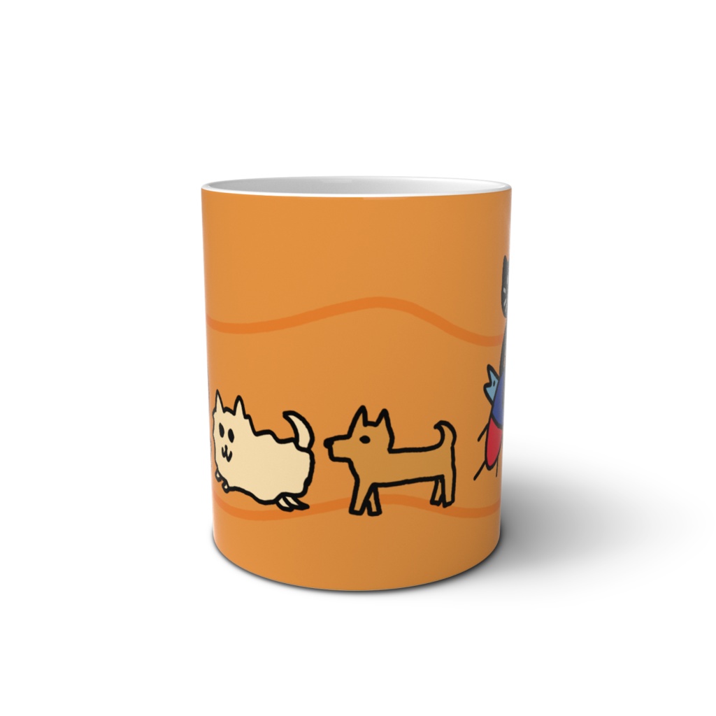 犬とか猫とかのマグカップ