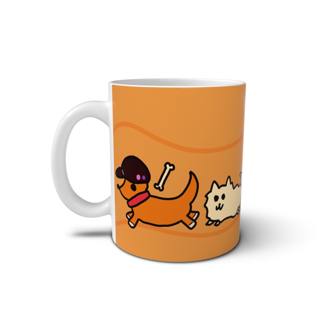 犬とか猫とかのマグカップ